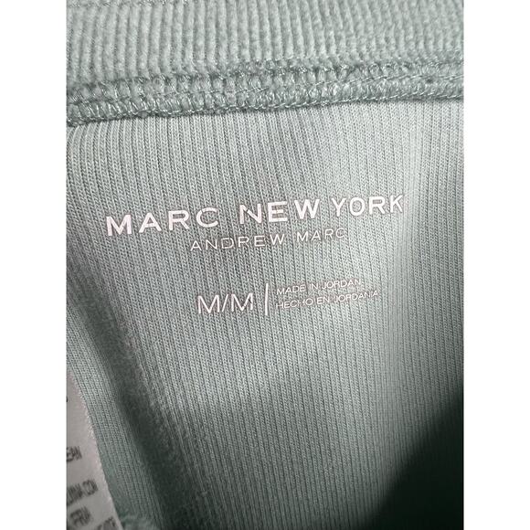 MARC NEW YORK by ANDREW MARC Ribbed Midweight Jogger Pants Mid Rise Green Size M - Picture 10 of 13